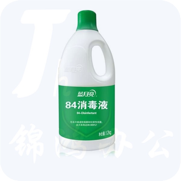 蓝月亮 消毒水漂白除菌84消毒液1.2kg/瓶 6瓶/箱