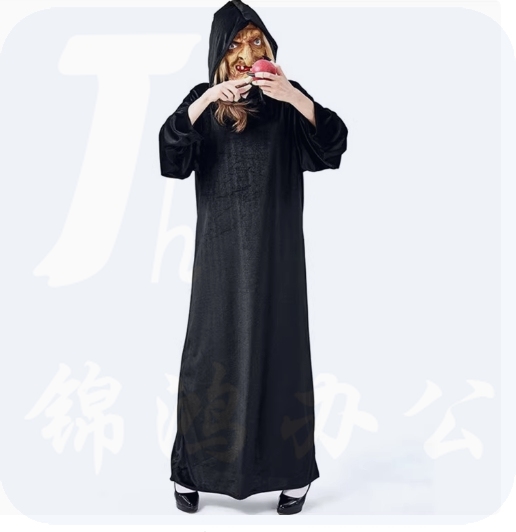 吸血鬼演出服 含衣服+面具+黑指套  货号：LJ