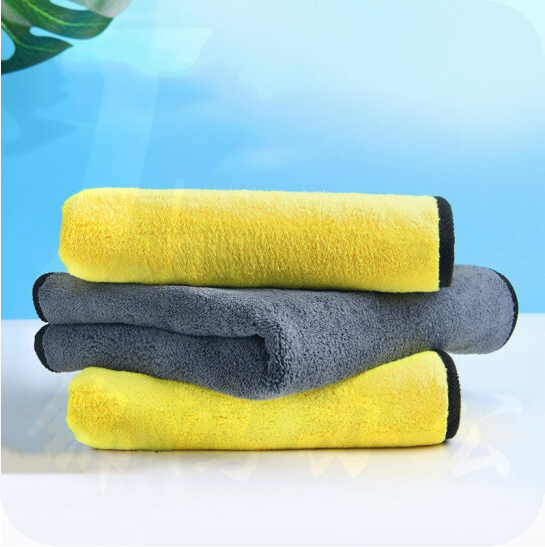 毛巾抹布 洗车厨房毛巾 双层无痕吸水抹布  尺寸：30*40cm