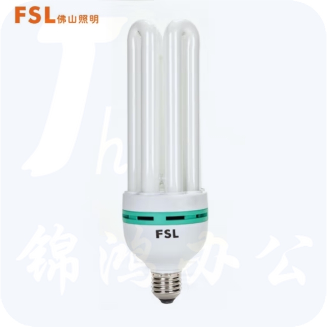 佛山照明 36W节能灯泡4U型三基色荧光E27螺口白光6500K
