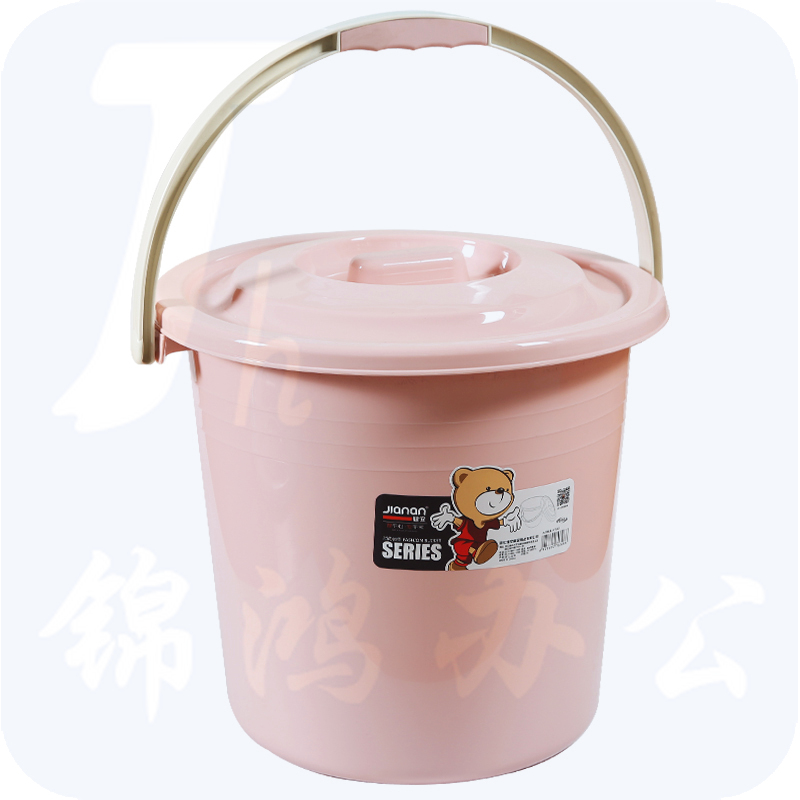  带盖塑料家用手提式水桶 9L