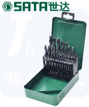 世达（SATA）19件耐磨直柄麻花钻组套   52919