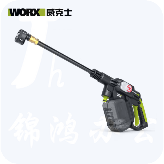 威克士  20V无刷锂电清洗机WU633（5.0单电）洗车高压水枪  货号：LJ