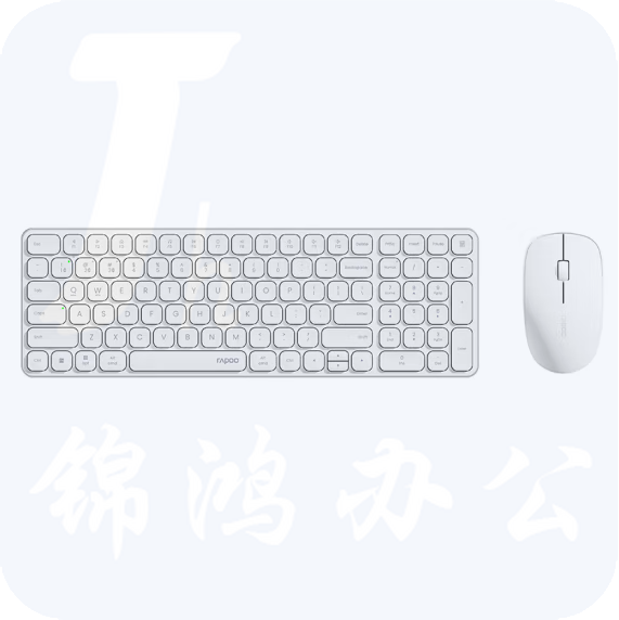 雷柏  9300S 99键无线/蓝牙多模键鼠套装  （黑、白可选） 货号：JC