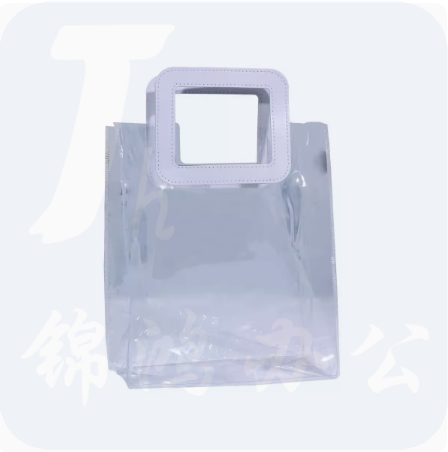 绘画透明手提袋  17*15*8.5cm  小号  货号：LJ