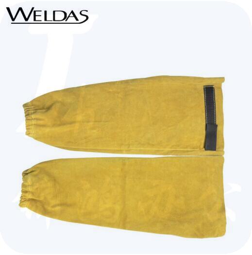 威特仕 / WELDAS 44-2319纯牛皮电焊烧焊专用套袖 48cm长隔热耐磨防金属飞溅牛皮套袖 1副