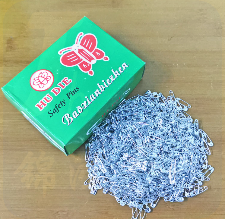 蝴蝶牌  曲别针 安全别针 保险别针  1号别针  货号：JC