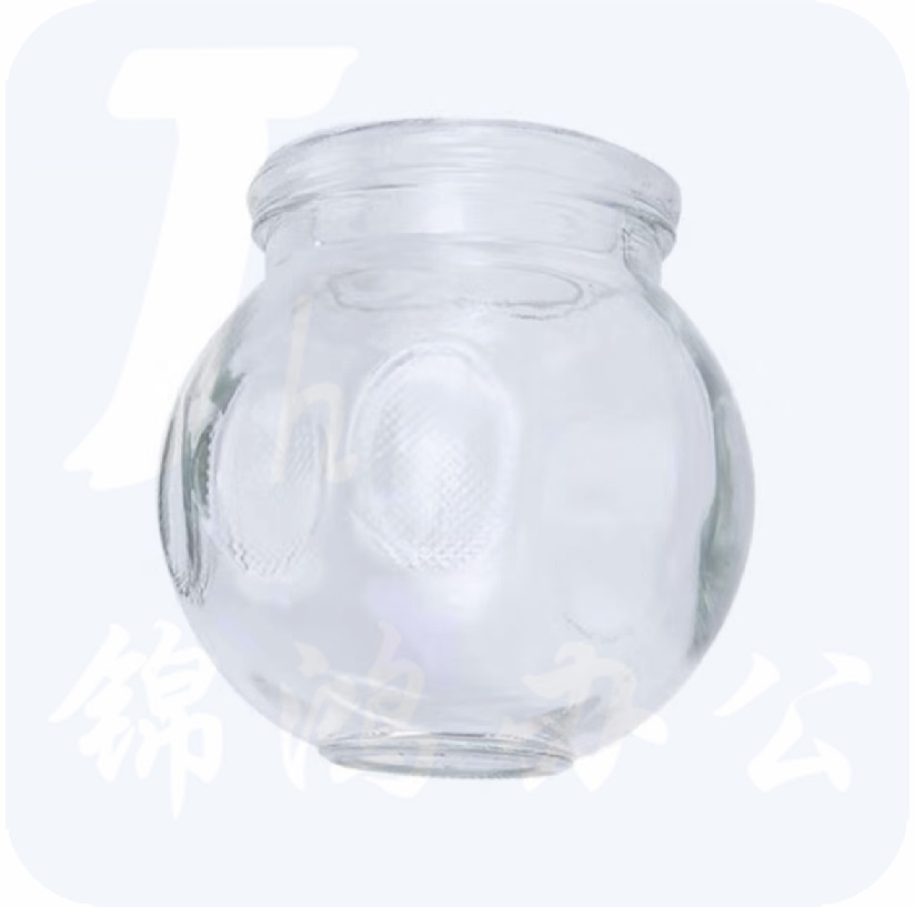 加厚玻璃罐内径4.5cm外径6.5cm  货号：WY