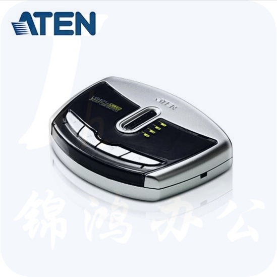 ATEN宏正 4口USB打印机共享器 4进1出电脑usb自动切换器