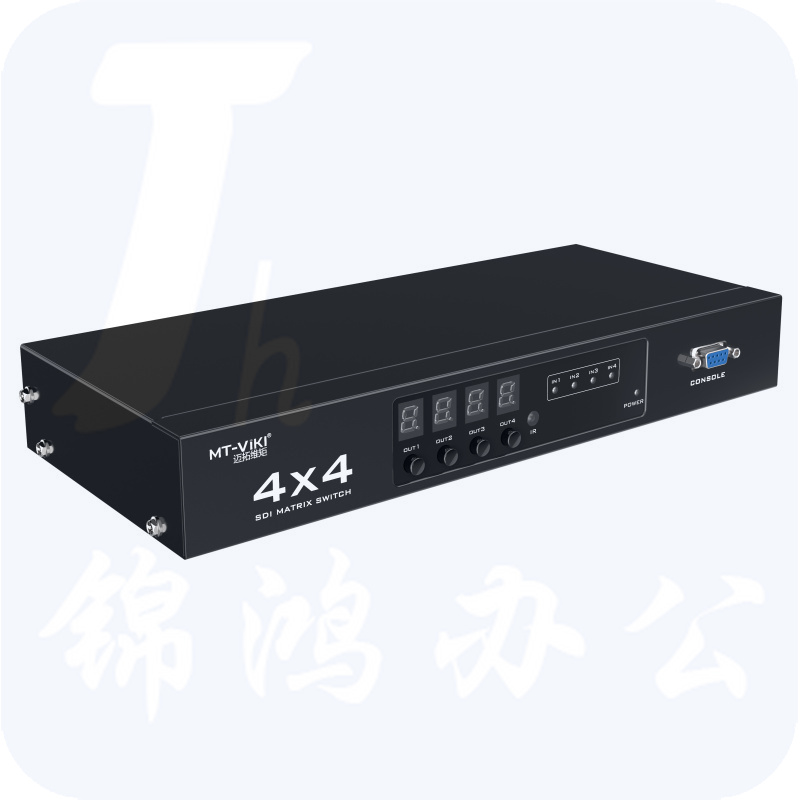 迈拓维矩SDI4x4 sdi矩阵切换器4进4出高清监控音频视频广播矩阵四进四出
