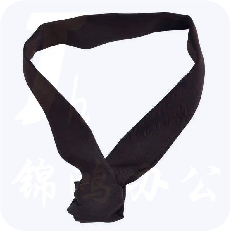 厨师汗巾领结 纯色三角巾长短领巾