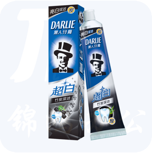 黑人 190g 超白竹炭 去渍深洁牙膏（48支一箱）
