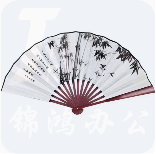 折扇古风竹折扇中式中国风折扇纸扇 江南水乡