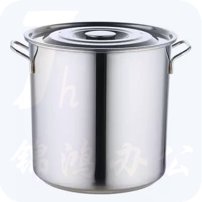 不锈钢汤桶 直径40cm   货号：JC