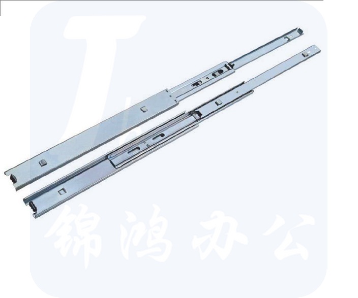 不锈钢抽屉二节滑轨 静音滑轨 衣柜橱柜家用五金滑道导轨