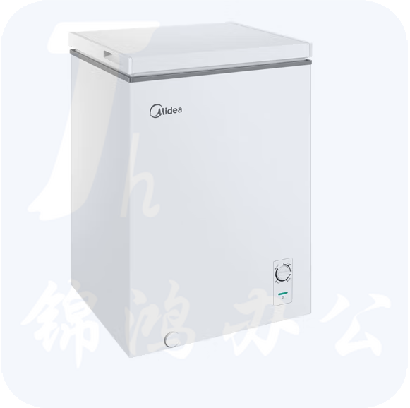 美的  冷柜顶开门101升  BD/BC-101KMA 极地白