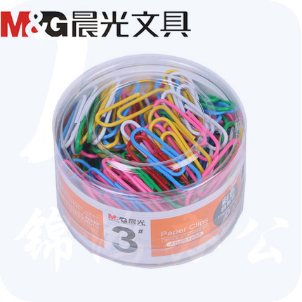 晨光 3号彩色回形针 曲别针ABS91698；桶