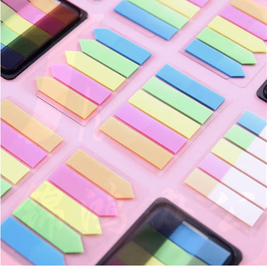 得力9064指示标签索引标签12*43mm(5色100张)(袋)