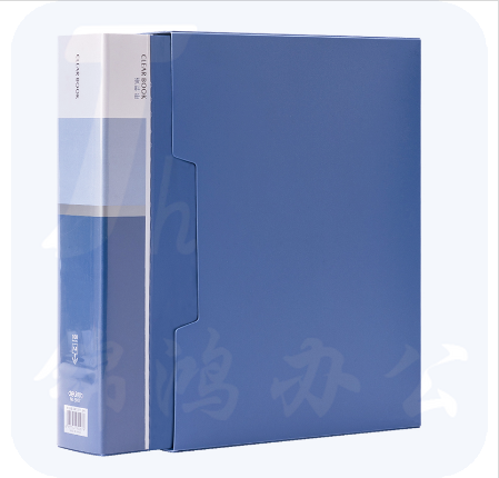  得力 5007-100页资料册 文件夹235*310*63mm(蓝)
