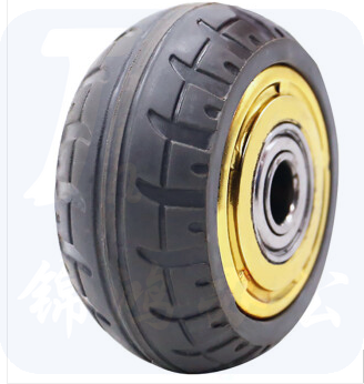8寸橡胶轮  直径约200mm   货号：ZF