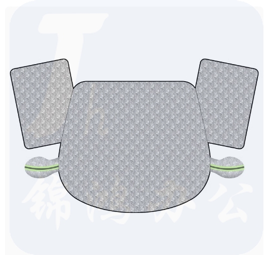 汽车遮雪衣 四季挡风带绳挡霜大车衣  42024B 货号：JC