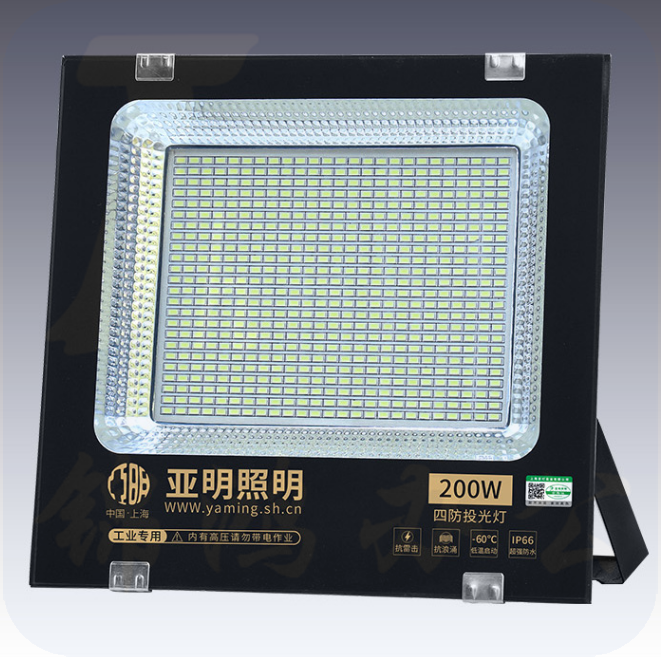 亚明 LED户外照明灯 室外防水探照路灯 投光灯 200W  货号：TXH
