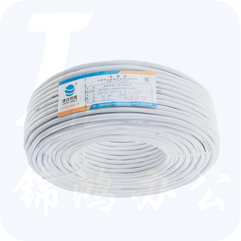 津达 3*2.5平方 国标纯铜RVV电缆线3芯电源软护套线