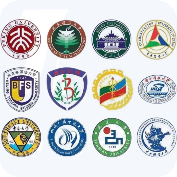 亚克力胸牌 定做校徽  定制磁吸徽章 班徽胸章 1000个起订  货号：JC