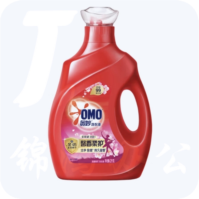 奥妙 洗衣液 2kg含金纺馨香精华 99.9%除菌深层清洁