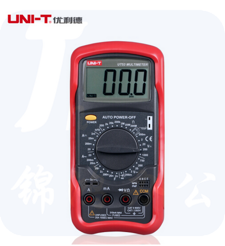 优利德（UNI-T）电工万用表数字数显式万能表  UT51 52 53 54 55 56