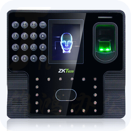 中控智慧（ZKTeco）iFace102 面部指纹人脸混合识别考勤机 人脸签到打卡机