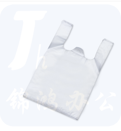 巨联 白色塑料食品袋 塑料袋手提外卖打包袋方便袋 薄款30号 100个/包  尺寸30*50cm