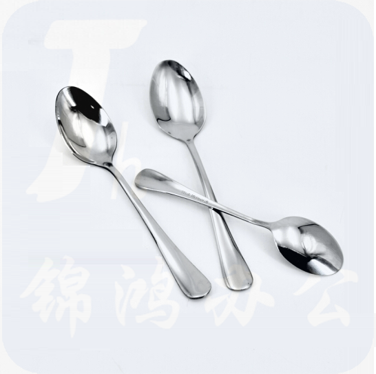 不锈钢勺子 加长西餐勺 汤勺儿童饭勺 长约15cm