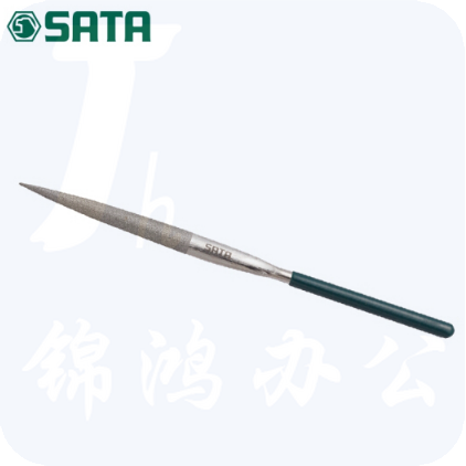 世达（SATA）金刚石尖头半圆锉5x180MM/尖头半圆锉刀挫刀木工圆挫刀合金03852
