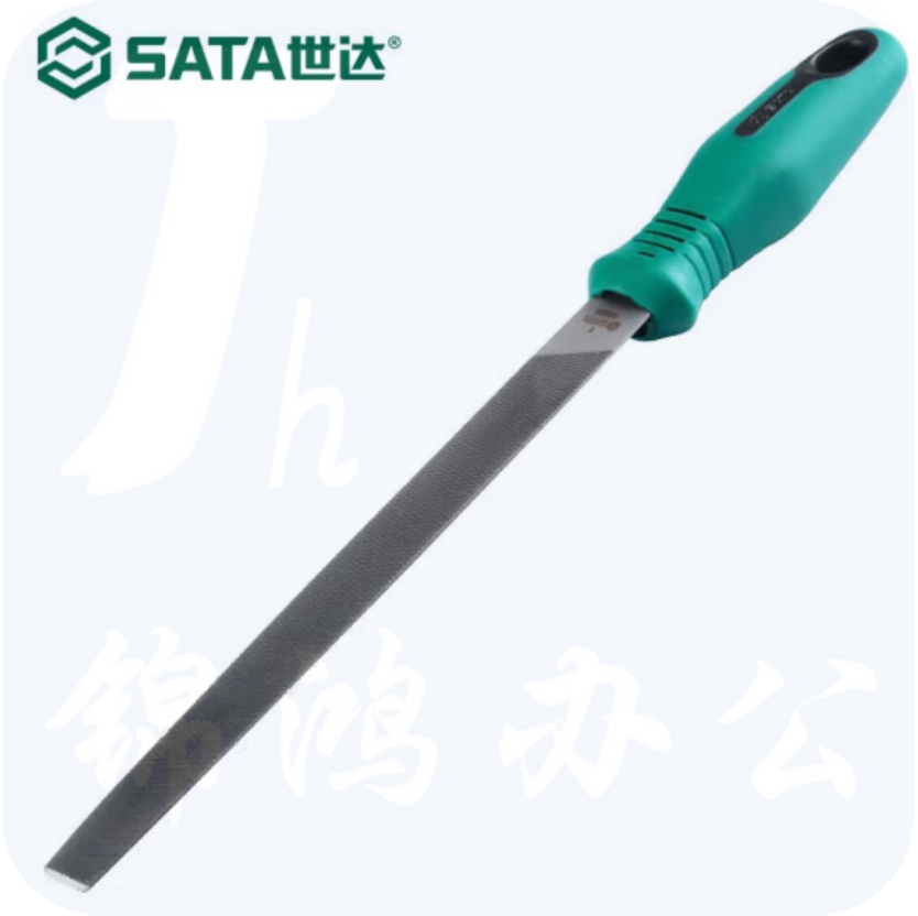 世达（SATA)  03936中齿半圆锉8寸锉刀