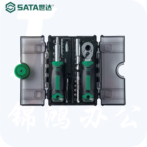 世达 05498A 套筒套装 家用螺丝刀起子 小飞棘轮扳手螺丝批综合组套