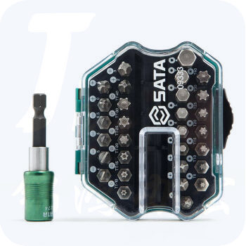  世达（SATA)    09333	31件套6.3系列气动旋具头组套