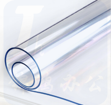 软玻璃 水晶版 PVC防水防烫磨砂 透明水晶板 1.5mm厚  单位：每平米