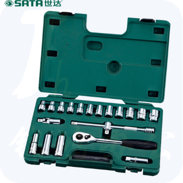 世达（SATA）20件12.5MM系列套筒组套货号09005