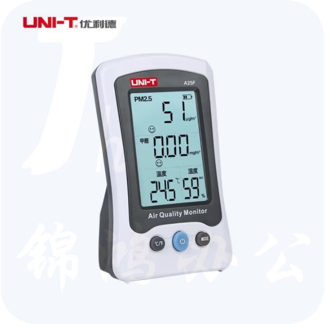 优利德（UNI-T) 雾霾表PM2.5检测仪甲醛家用车载多功能空气质量监测仪器 A25F 甲醛型