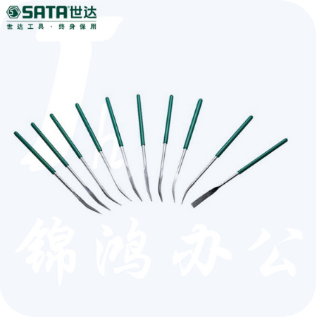 世达（SATA）10件套金刚石异型什锦锉 3×140MM  货号03805