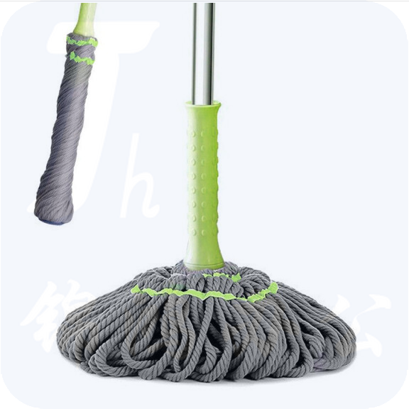 拧水纤维拖把 自拧水拖把 家庭办公室食堂用拖把    颜色随机