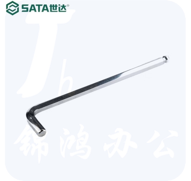 世达 80114 铬钒钢 特长球头内六角扳手8mm