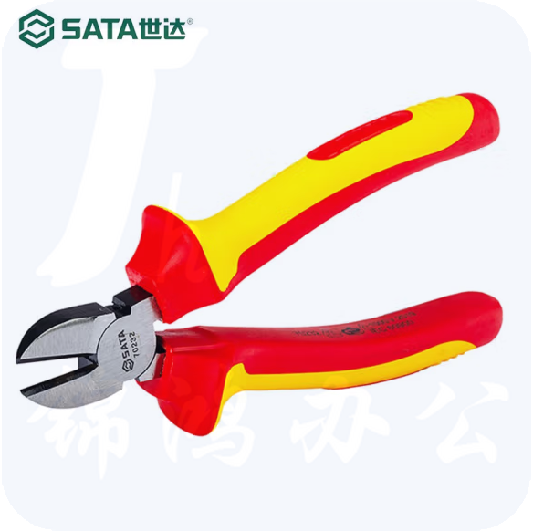 世达 6寸 VDE绝缘耐压斜嘴钳70232