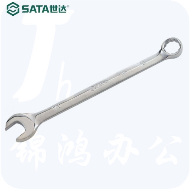 世达（SATA)	 40107  英制全抛光两用扳手5/8寸