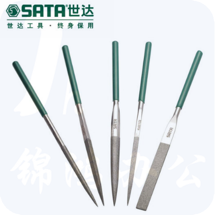 世达（SATA）5件套金刚石整形锉5x180MM货号03850