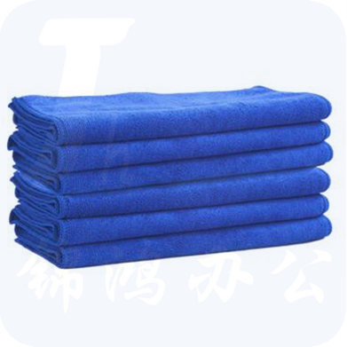 超细纤维毛巾 抹布薄款 超强吸水 毛巾35*75cm蓝色 单条装