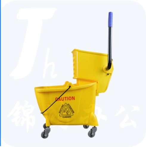 白云清洁 24L榨水车拖把清洗桶压水车挤水车墩布车挤拖把