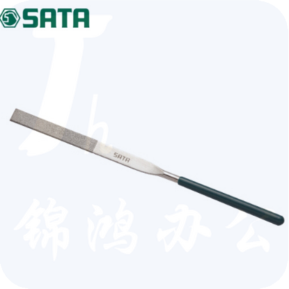 世达（SATA）金刚石平头扁锉4x160MM 货号03831
