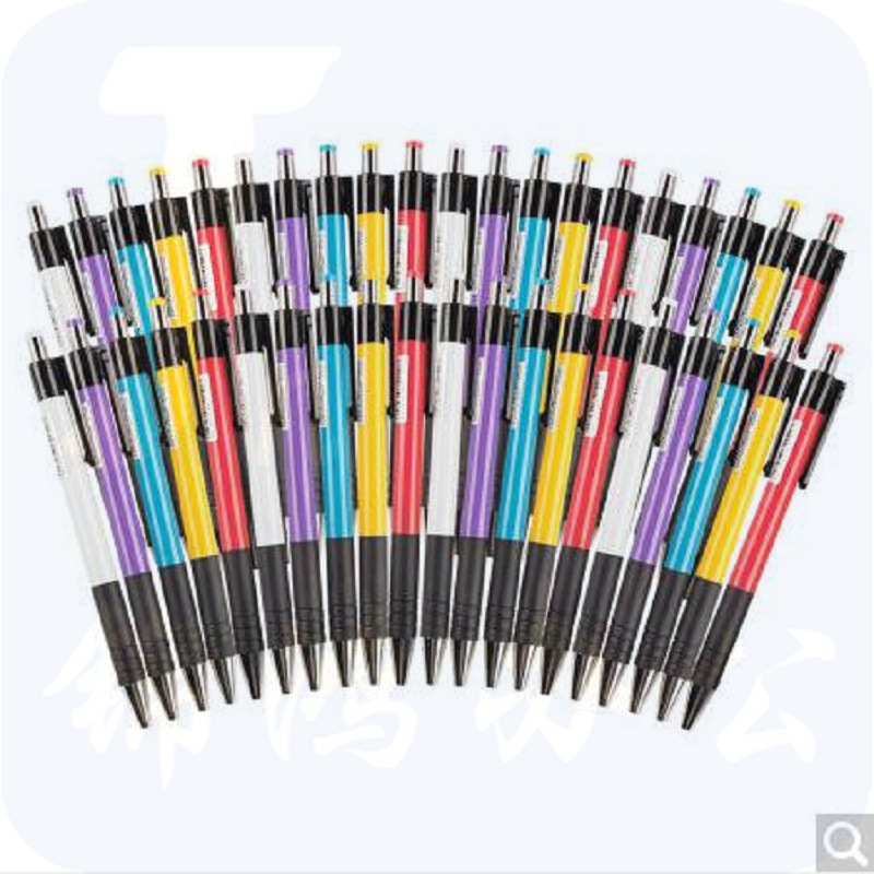 晨光 0.7mm黑色经典按动圆珠笔 办公子弹头原子笔  40支/盒ABP88402